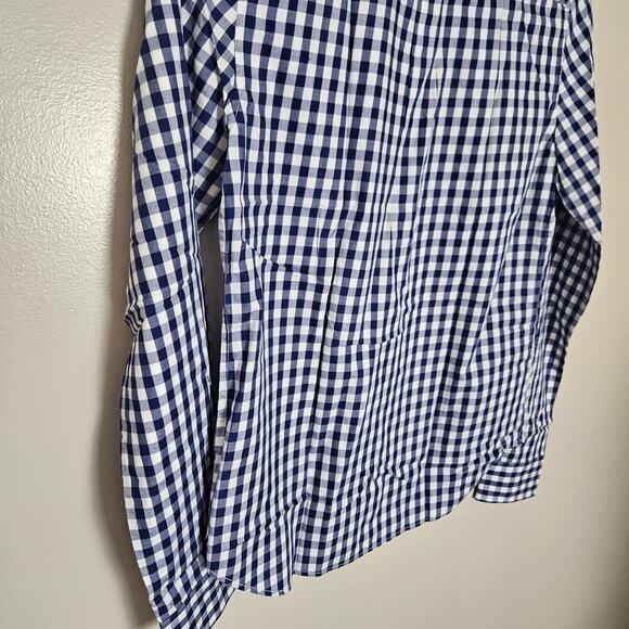 New Untuckit Belleza Plaid Button Down Cotton Long Sleeve Shirt Sz 2 - Picture 9 of 12
